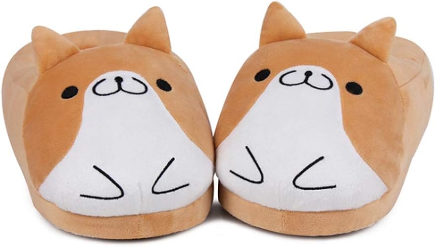 Amazon Shellme 柴犬 コスプレー ルームシューズ アニメ スリッパ 室内履き 防寒 冬 春 秋 可愛い 滑り止め レディース メンズ 女性 男性 女の子 男の子 カップル 23 25cm Shellme スリッパ ルームシューズ