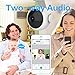Wireless Security Camera, NEXBANG 720P HD Video WIFI Security Camera With Two-Way Audio Motion & Voice Detection Alerts Night Vision for Smart Home Indoor