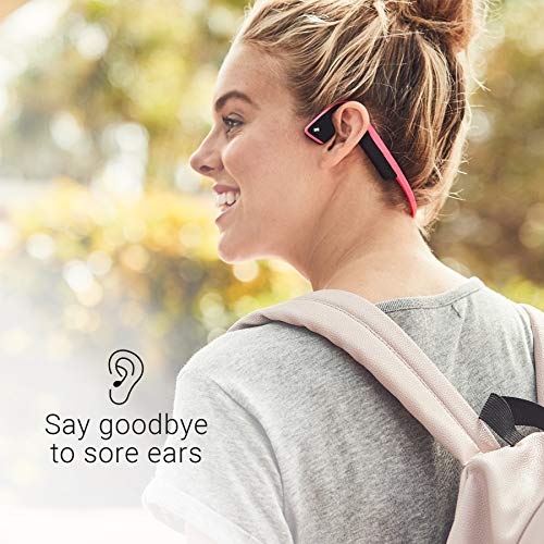 AfterShokz Trekz Titanium Open Ear Wireless Bone Conduction Headphones, Slate Grey, (AS600SG) (Certified Refurbished)