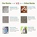 BC BINGO CASTLE Rock Painting Kit Show Children's Creativity Painting Flat Stones, Smooth Kindness Rocks Kits Suitable for Children Decompression or Decorating Children's Garden (9 Pcs)