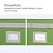 StorageWorks Storage Cube Box, Fabric Storage Bin By, Green, Medium, 6-Pack, 10.6x10.6x11.0 inches