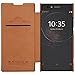Sony Xperia XA2 Ultra Case,Mangix Flip PU Leather Wallet Smart Sleep Wake Protection Shell Case with Card Slot for Sony Xperia XA2 Ultra (Brown)