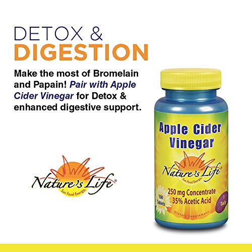Nature's Life Bromelain & Papain Proteolytic Enzymes for Digestive