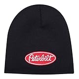 Peterbilt Motors Black Winter Knit Beanie Cap