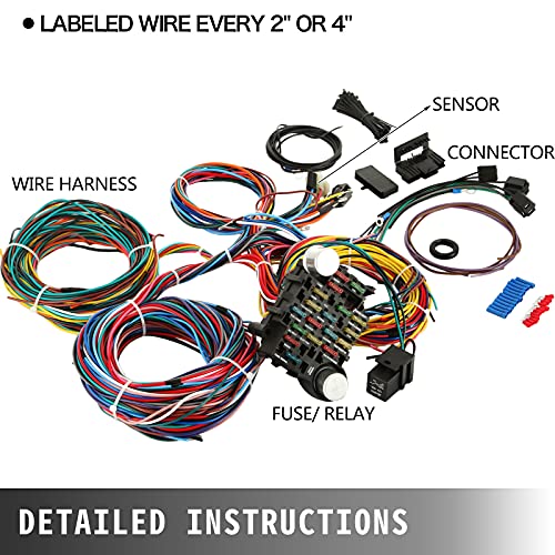 Metra 70-6502 Radio Wiring Harness For Chrysler 02-Up Power 4 ...