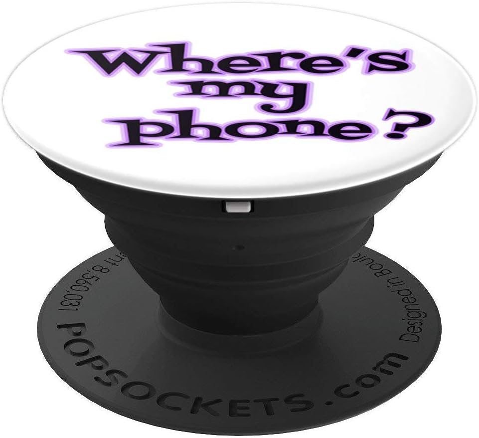 Amazon.com: Where's My Phone? PopSockets Grip and Stand for Phones and