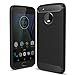 Moto G5 Plus Case,KUGI Soft Silicon Luxury Brushed Case with Texture Carbon Fiber Design Protection Cover for Motorola Moto G5 Plus 2017 Smartphone Black