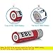 EBL 18650 Lithium Rechargeable Batteries 3000mAh 3.7V (2 Pack) and Li-ion 18650 18500 14500 Battery Charger (Upgraded)