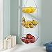 Home Basics Kitchen 3 Tier Wire Detachable Customizable Round Hanging Fruit Baskets , Heavy Duty, Space Saving, Chrome Finish