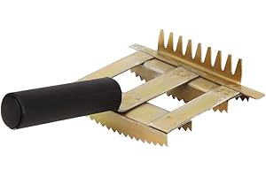 Ladieshow Deshedding Brush, Dematting Comb for Pet Shedding - Sturdy and Durable Grooming Tool for Cattle, Cow, Bull Hair - Hair Removal Rake with Ergonomic Handle - Wide Applications