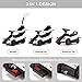 Costzon Ride On Push Car, 3 in 1 Licensed Pagani 6V Electric Battery Powered Toddler Play Toy Car w/ Handle Lights, Music, MP3, Aux Plug in, Push Round Buggy (White)