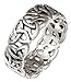 Sterling Silver 925 Celtic Trinity Knot Band Ring (size 10)