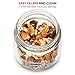 Bormioli Rocco Quattro Stagioni Glass Mason Jars 8.5 Ounce Mini Jars (12-Pack) with Metal Airtight Lid, For Jam, Jelly, baby food, Crafts, Spices, Dry Food Storage, Wedding favors, Decorating Jar