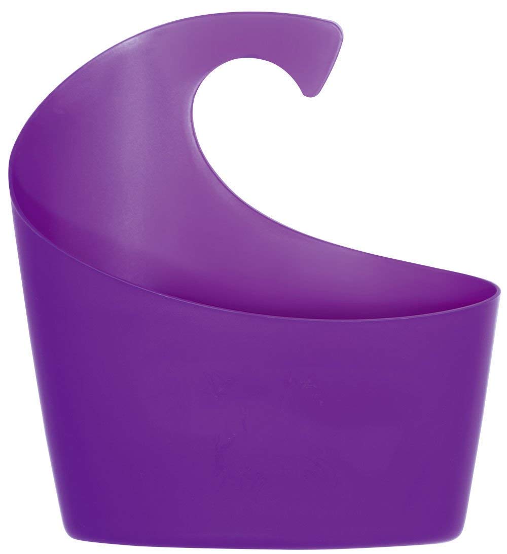 Spirella Sydney polypropylene basket, bathroom accessories, Polypropylene, Purple, 30.5 x 27.5 x 10 cm