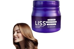Liss Alisado Sin Formol,Restores Hair Natural Silkiness,Frizz-Free, Silky Straight Hair , Straightening Creams for All Hair T