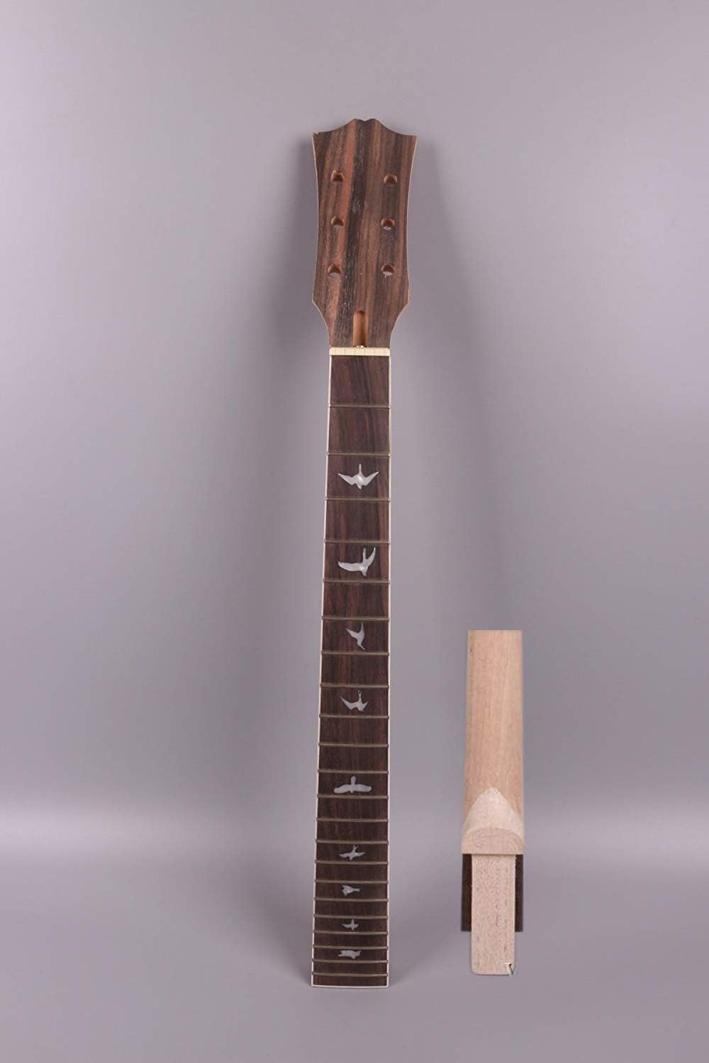 Manico Per Chitarra Elettrica Siemonic 22 Tasti 24.75'' Tastiera In Acero - Ricambio Per Volare