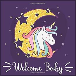unicorn baby memory book