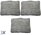 Lot of 3 X OEM Genuine SHARK 2 in 1 VAC-then-STEAM MOP CLEANING PAD MV 2010