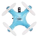 Dayan Anser Super Mini UFO Drone,LED RC Rechargeable Quadcopter,CX-STARS 4CH 6 Axis Gyro Helicopters With 3D Flips Headless Mode RTF---Drones For All Age (Blue)