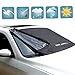 KDL Windshield Snow Covers- Frost Windshield Cover Oxford Cloth Windshield Sun Snow Cover Fits Most Cars,CRVs And SUVs-L