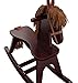 Storkcraft Wooden Rocking Horse, Espresso, Kids Rocking Horse Chair Ride Toy for Toddlers and Small Children for Nursery & Playroom
