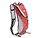 Pinty 2L Hiking Backpack Hydration Pack with Water Bladder Cycling Climbing Camping Bag (Red)