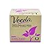Veeda 100% Natural Cotton Tampons - Super Absorbency with leak proof protection - Compact BPA-Free Applicator - Unscented & Free from Chlorine, Toxin - 16 Count