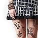 Tattify Temporary Tattoo, Garden Party Assorted Flower (Set of 12)