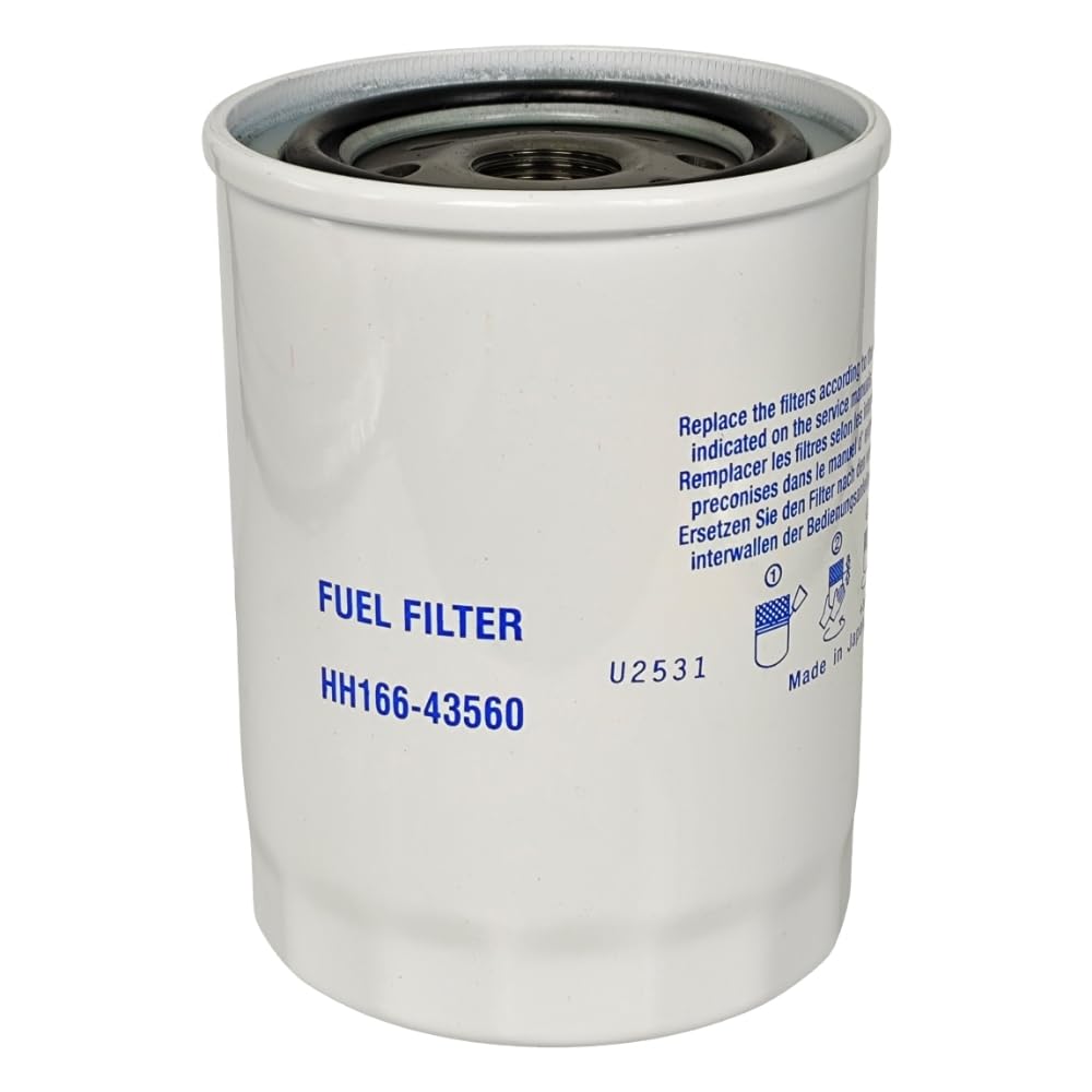 Photo 1 of XYZIL Fuel Filter 16631-43560 HH166-43560 for Kubota KX080-3T SVL75 SVL75-2 (SN 26157 & Below) SVL75-2C SVL75C SVL90 SVL90C M6800 M7580 M8200 M8540 M8560 M8580 M9000 M9540 M9580 M9960