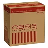 Oasis Standard Floral Foam Bricks - Case of 36 - MaxLife Floral Foam - Wet Floral Foam Bricks for Flower Arranging