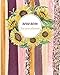 2020-2024 Five Year Planner: Sunflower And Line Gold, Five Year with Holidays and Inspirational Quot by 