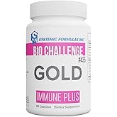 Systemic Formulas Gold Immune Plus - General Immune Support, 60 Capsules, Bio Challenge 435. Immune Builder.