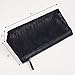JET-BOND JJ17 Black Lace Transparent Organizer Purse Clutch Zipper Bag Set of 2 (Black set of 2)