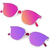 Aofalbe Kids Sunglasses, Sunglasses for Kids Children, Mirrored Sunglasses for Girls Boys Toddler UV400 Age 3-10