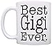 ThisWear Mother's Day Gift for Grandma Best Gigi Ever Gift 11oz Ceramic Coffee Mug with Handle