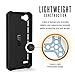 URBAN ARMOR GEAR UAG LG Q6/LG Q6+ [5.5-inch Screen] Outback Feather-Light Rugged [Black] Military Drop Tested Phone Case