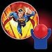 Projectables 10559 Superman LED Plug-in Night Light, Red and Blue, Collector’s Edition, Light Sensing, Auto On/Off, Projects DC Comics Man of Steel Image on Ceiling, Wall, or Floor