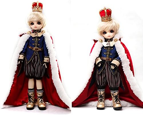 DocaMall BJD Starry Clothes Blue Doll Coat &amp; Christmas Cloak Outfit BJD Doll