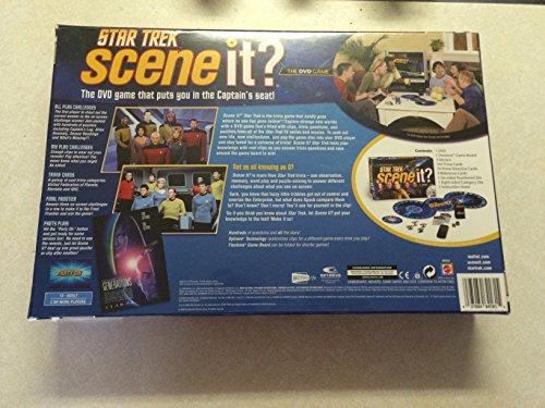 Mattel Star Trek Scene It? DVD Game with Real TV and Movie Clips