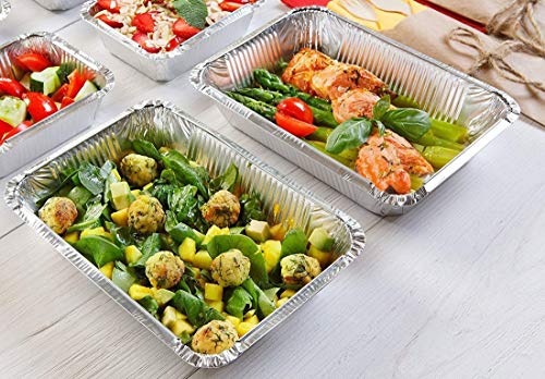 4 Aluminum+Foil+Pans+Disposable+Roasting