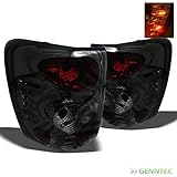 Xtune Smoked 1999-2004 Jeep Grand Cherokee Tail Lights Rear Smoke Brake Lamp Pair Left+Right 2000 2001 2002 2003