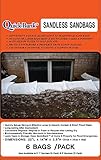 Sandless Sand Bags - High Capacity, 22"x14", 6-Pack