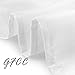 GFCC 54 x 54-Inch Seamless White Rectangular Polyester Tablecloth for Wedding Party Decorations Square Table Cloth Cover