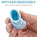 Travel Bottles Containers Sets, Silicone & PP Cream Jars Travel Accessories for toiletries, Compact Travel Size Containers with Hard Sealed Lids for Face Hand and Body Cream
