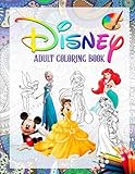 Disney Adult Coloring Book: Exclusive High Quality Images For Adult Relaxation