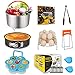 Cooking Accessories Set compatible with Instant Pot 8 Quart 8 QT,with Steamer Basket Springform Pan Egg Trivet