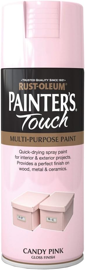 Rust-Oleum AE0040032E8 400ml Painter's Touch Spray Paint - Candy Pink Gloss