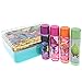 UPD Townley Girl DreamWorks Trolls Super Sparkly Lip Balm for Girls, with Decorative Carrying tin