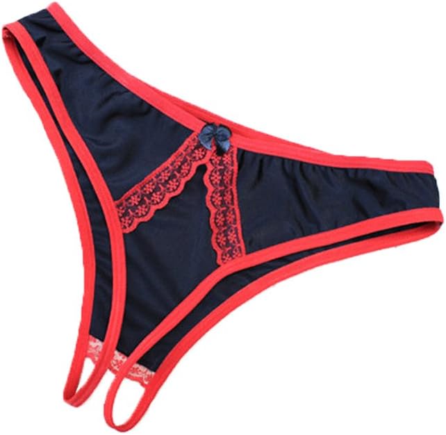Xiondom Women's Sexy Crotchless G-String Briefs Thongs Panties Underear