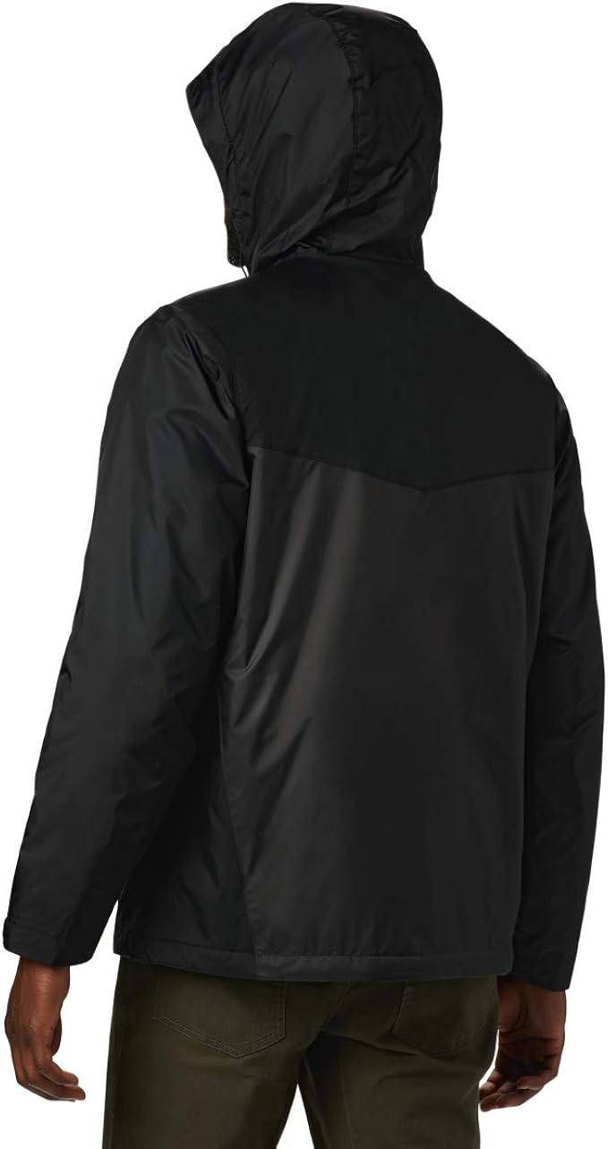 Columbia 哥伦比亚 Glennaker Sherpa Lined 仿羊羔绒衬里 男式连帽雨衣夹克 4折.98 海淘转运到手约¥337